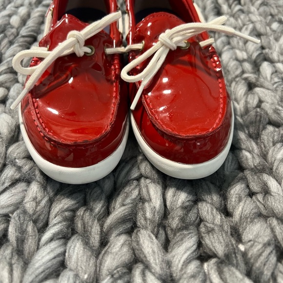 Cole Haan Red Patent Leather Slip On Loafer Women Size 7. - Picture 3 of 8
